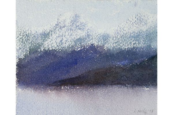 Wish you were Here XVI, aquarelle sur papier Saint Armand, 11x9p.